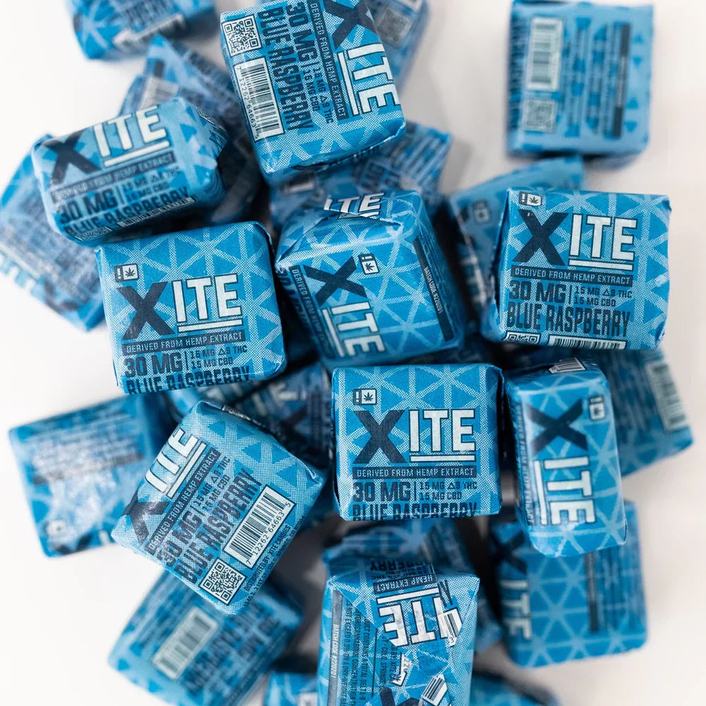 XITE 30MG BLUE RASPBERRY TAFFY (1:1)