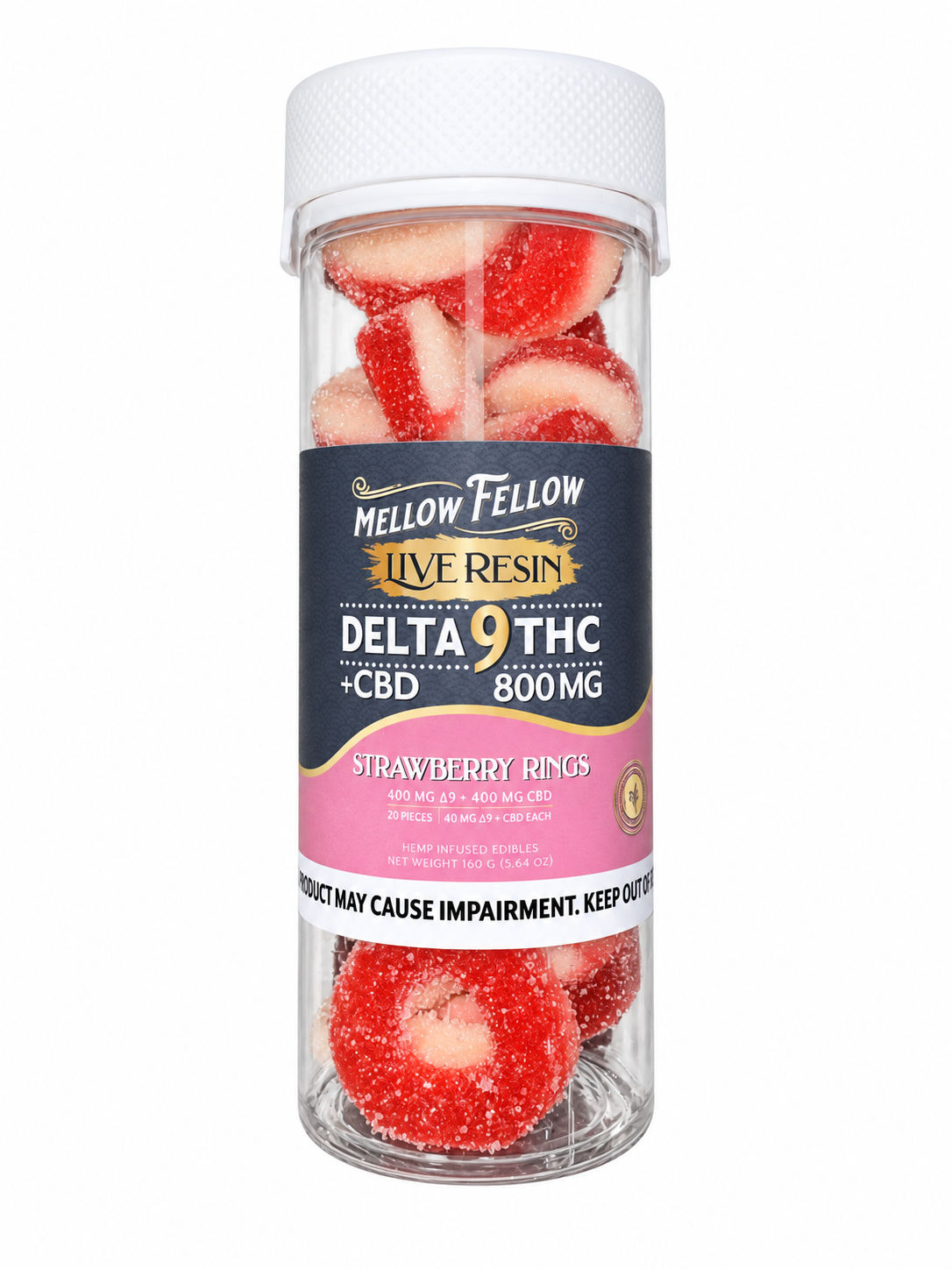 STRAWBERRY RINGS 20ct (THCA)(1:1)